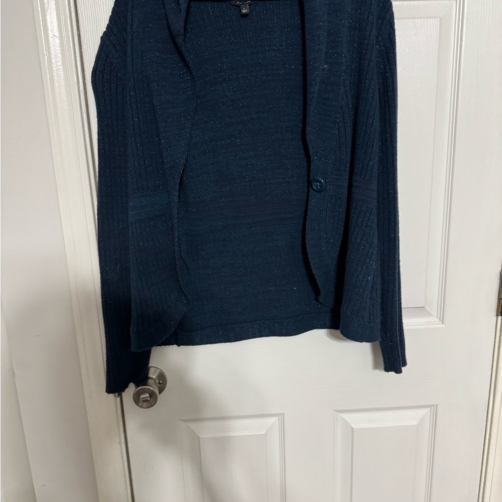 Apt. 9 Blue Textured Sweater